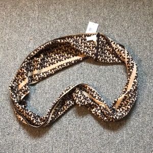 Michael Kors Brown Infinity Scarf